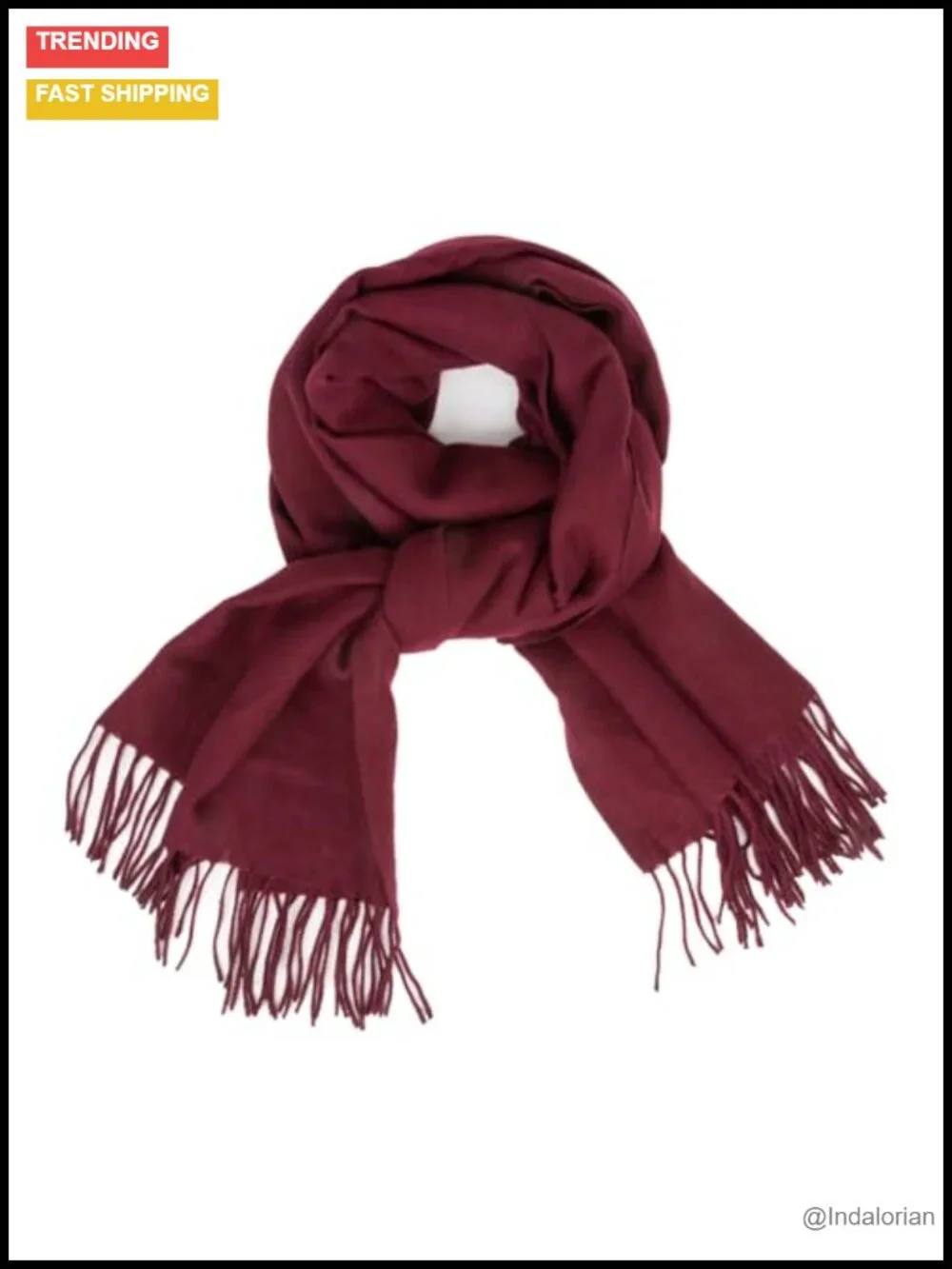 Men's Winter Scarf Thick Cashmere Shawl Long Warm Scarf
